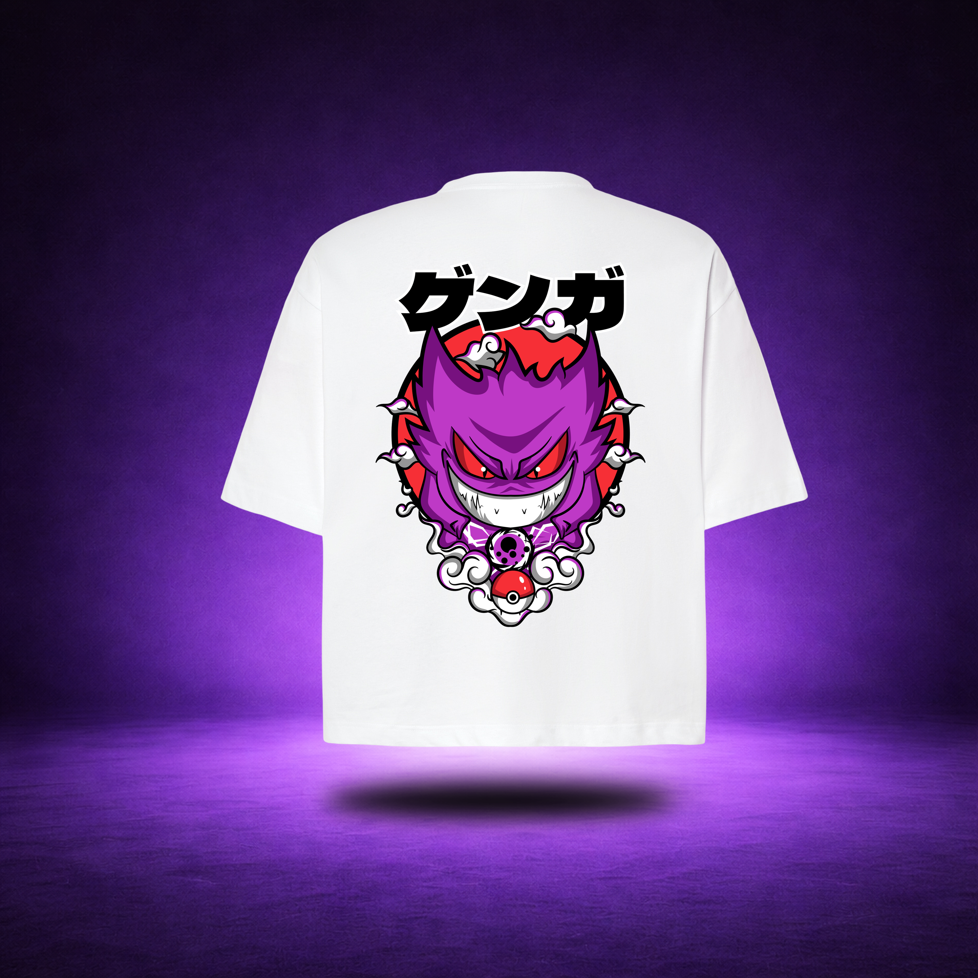 T-shirt Oversize Gengar PK - SHIKA™