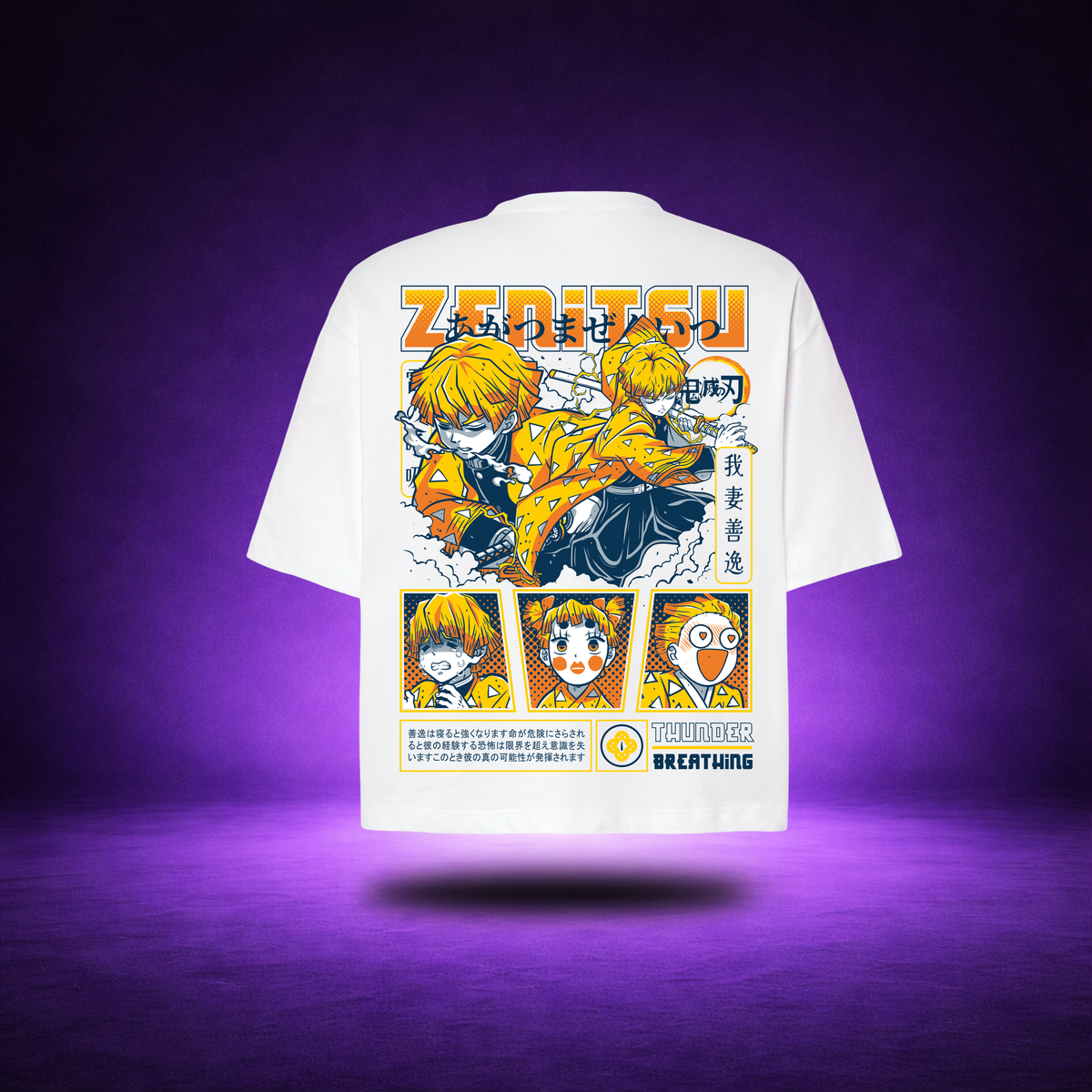 T-shirt Oversize Zenitsu - SHIKA™