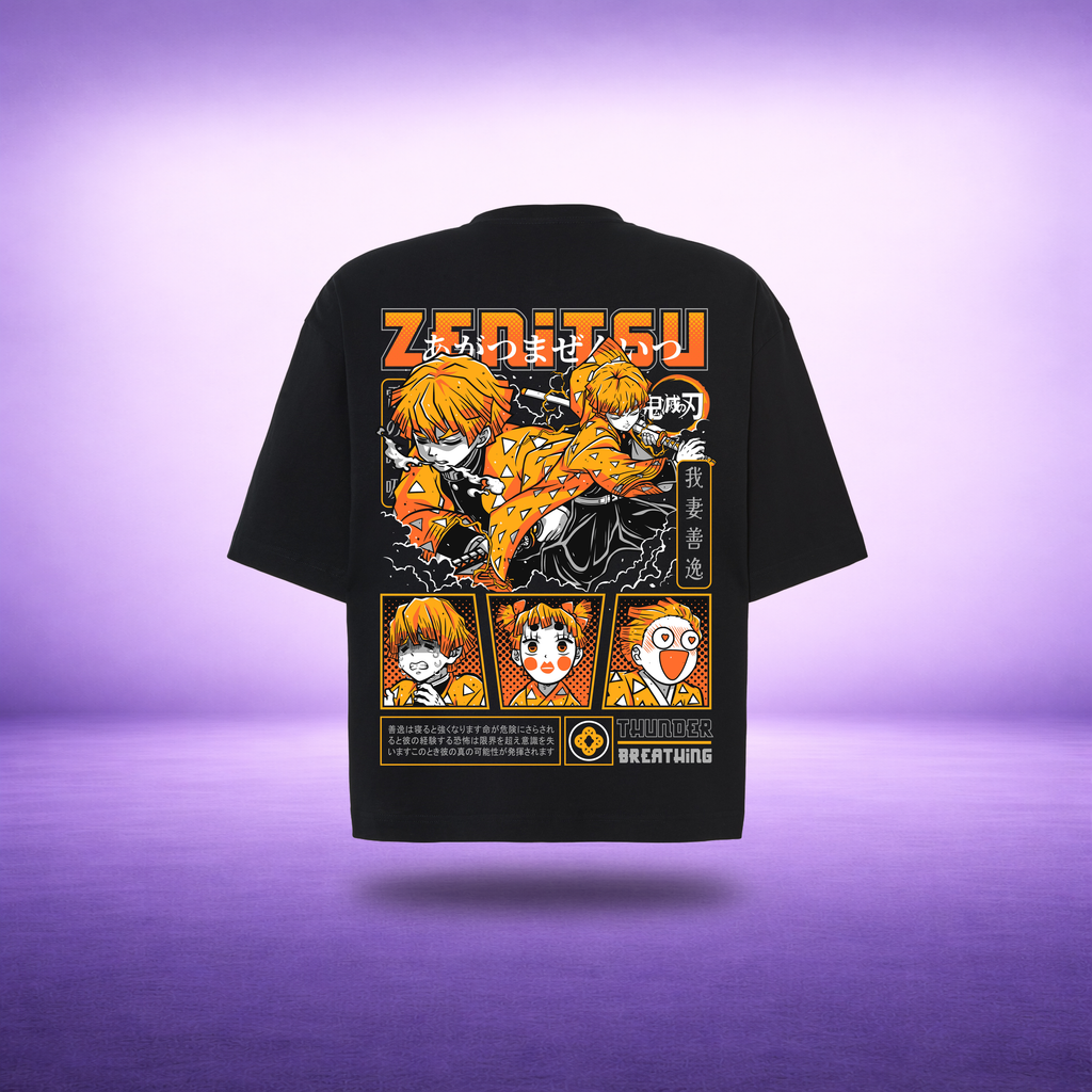 T-shirt Oversize Zenitsu - SHIKA™