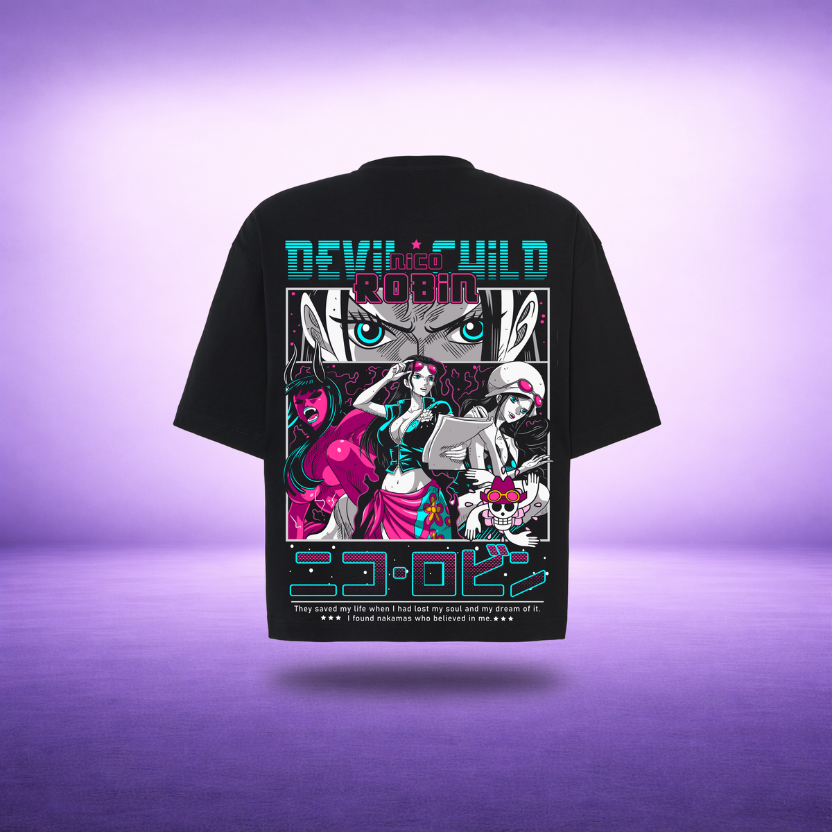 T-shirt Oversize Nico Robin - SHIKA™