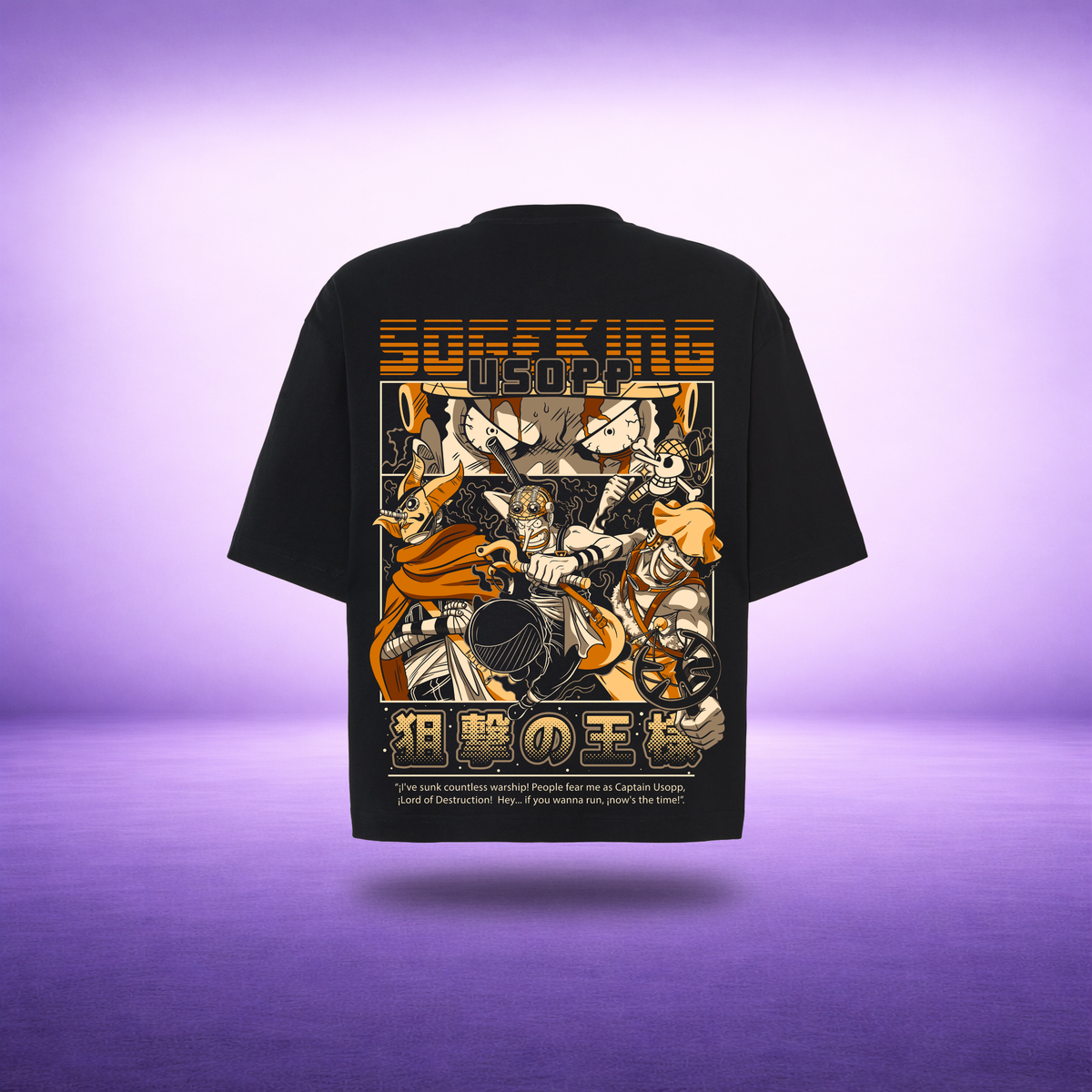 T-shirt Oversize Usopp - SHIKA™
