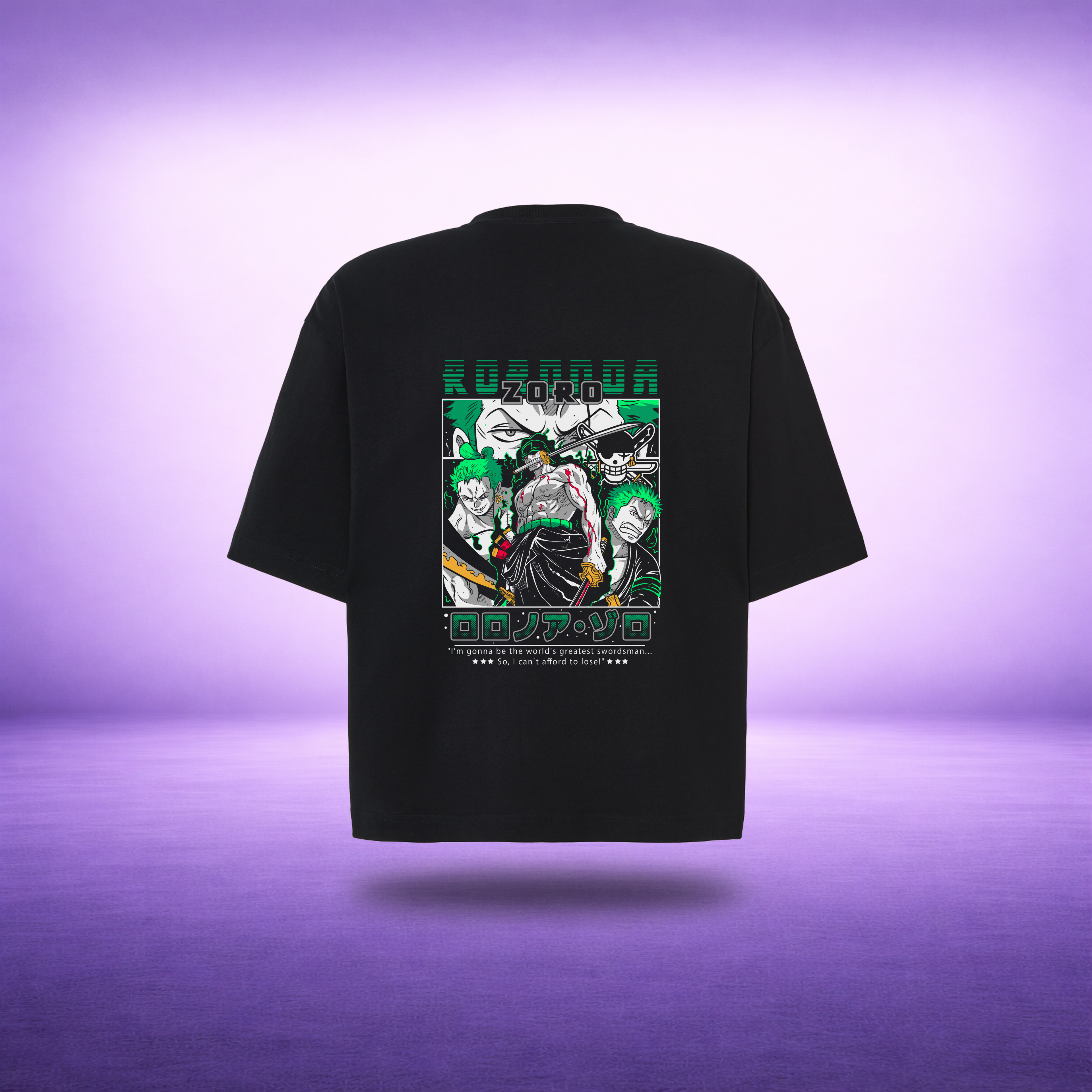 T-shirt Oversize Zoro - SHIKA™