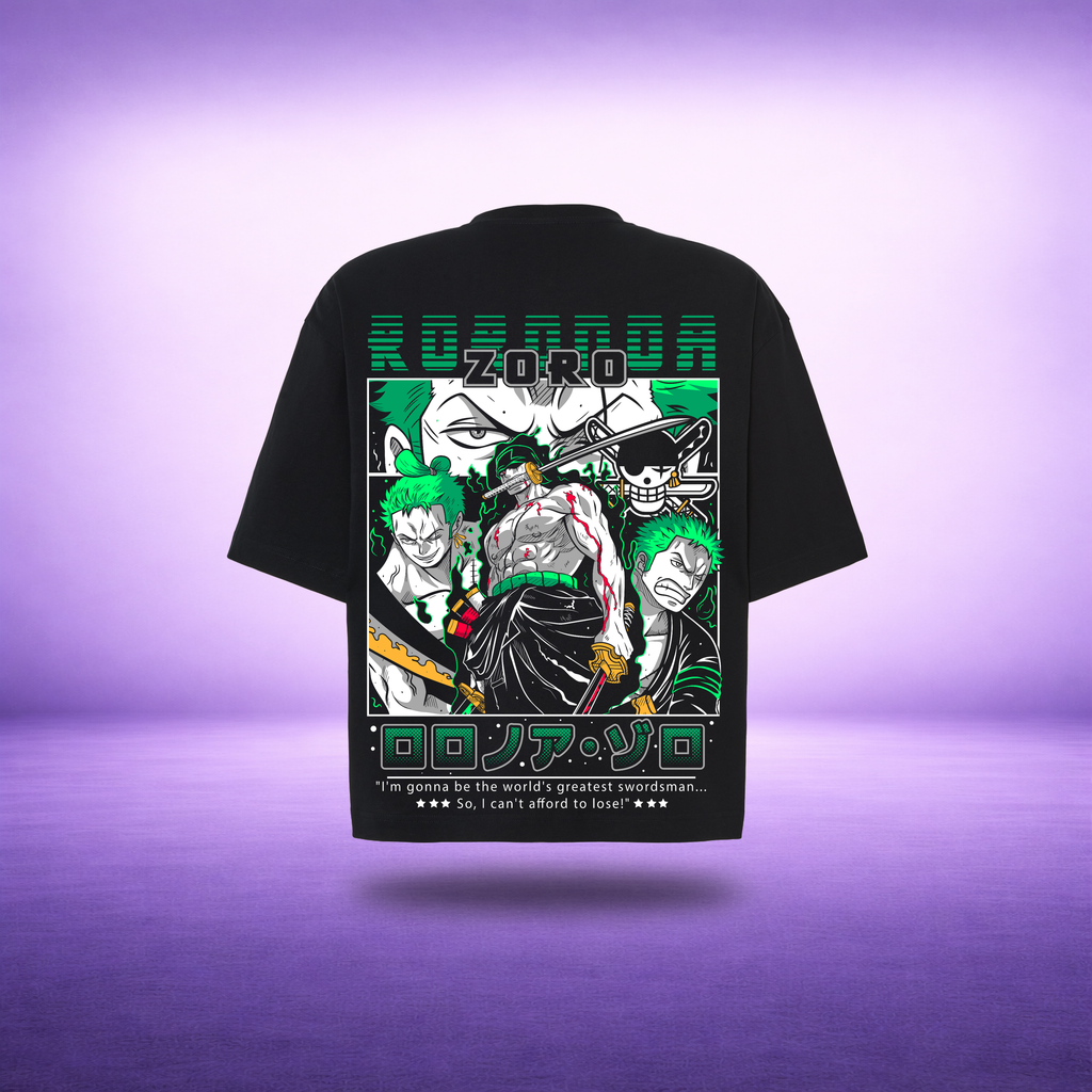 T-shirt Oversize Zoro - SHIKA™