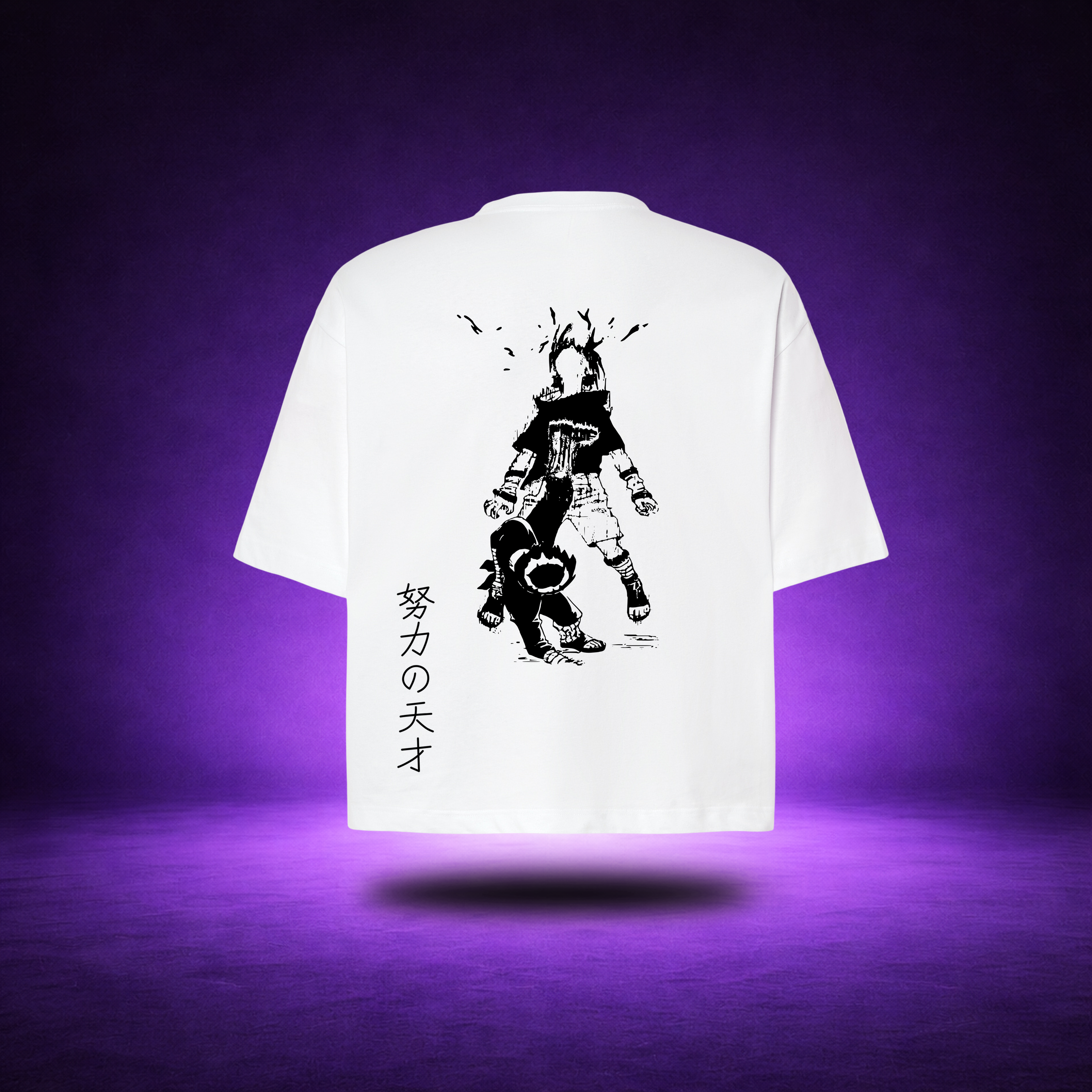 T-shirt Oversize Rock Lee VS Sasuke - SHIKA™