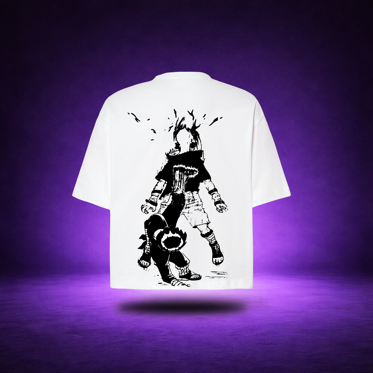 T-shirt Oversize Rock Lee VS Sasuke - SHIKA™