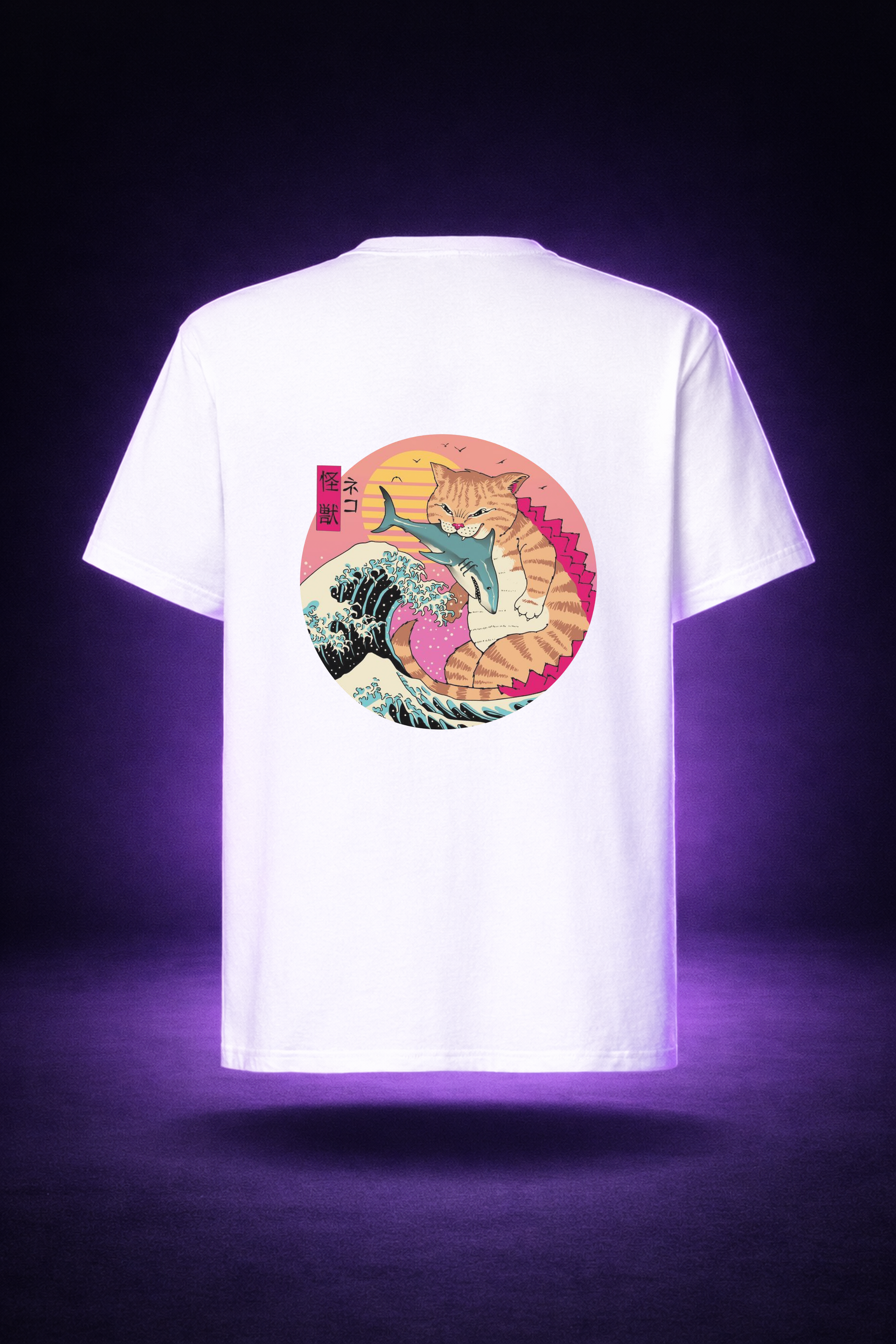 T-shirt Oversize Japan Catzilla - SHIKA™