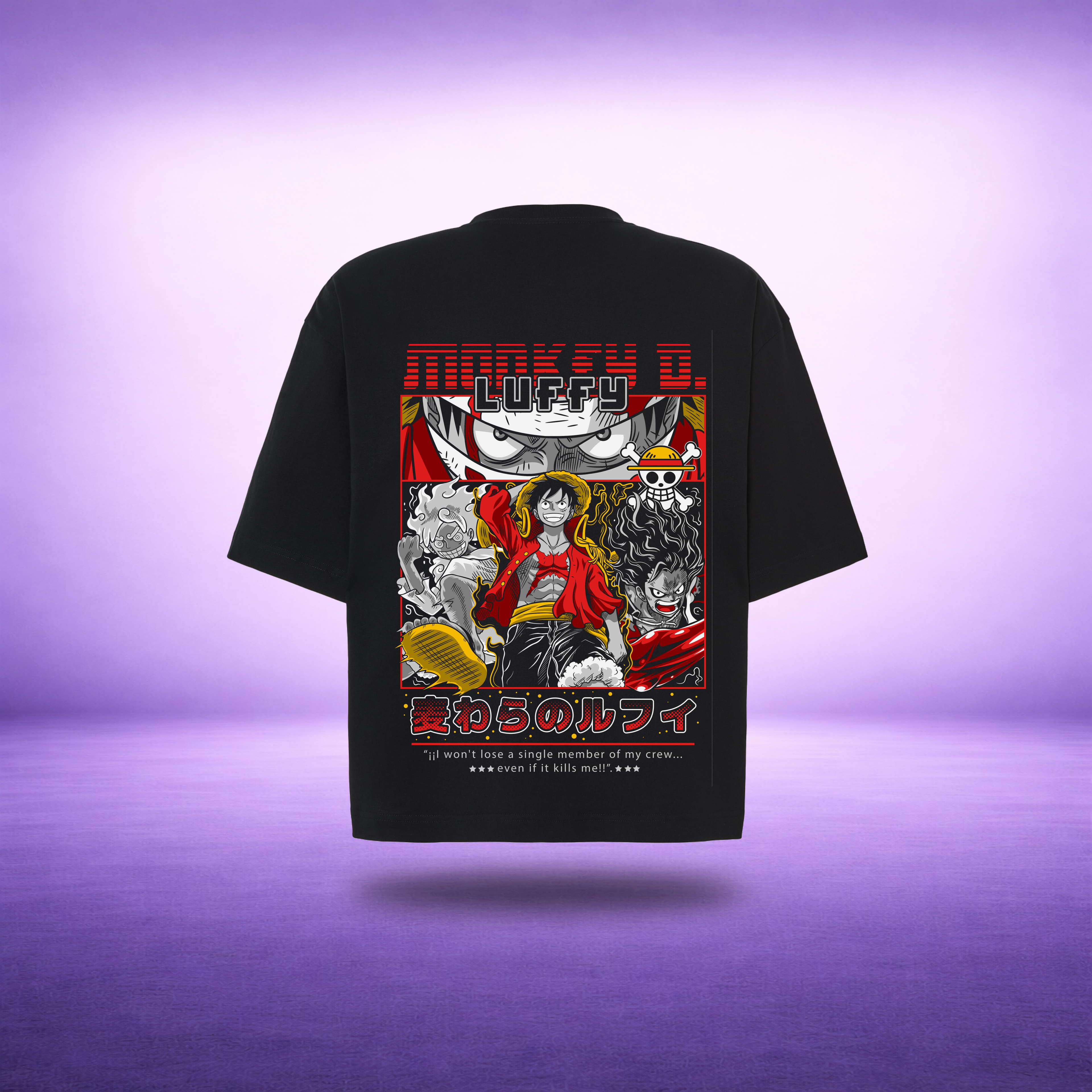 T-shirt Oversize Luffy - SHIKA™