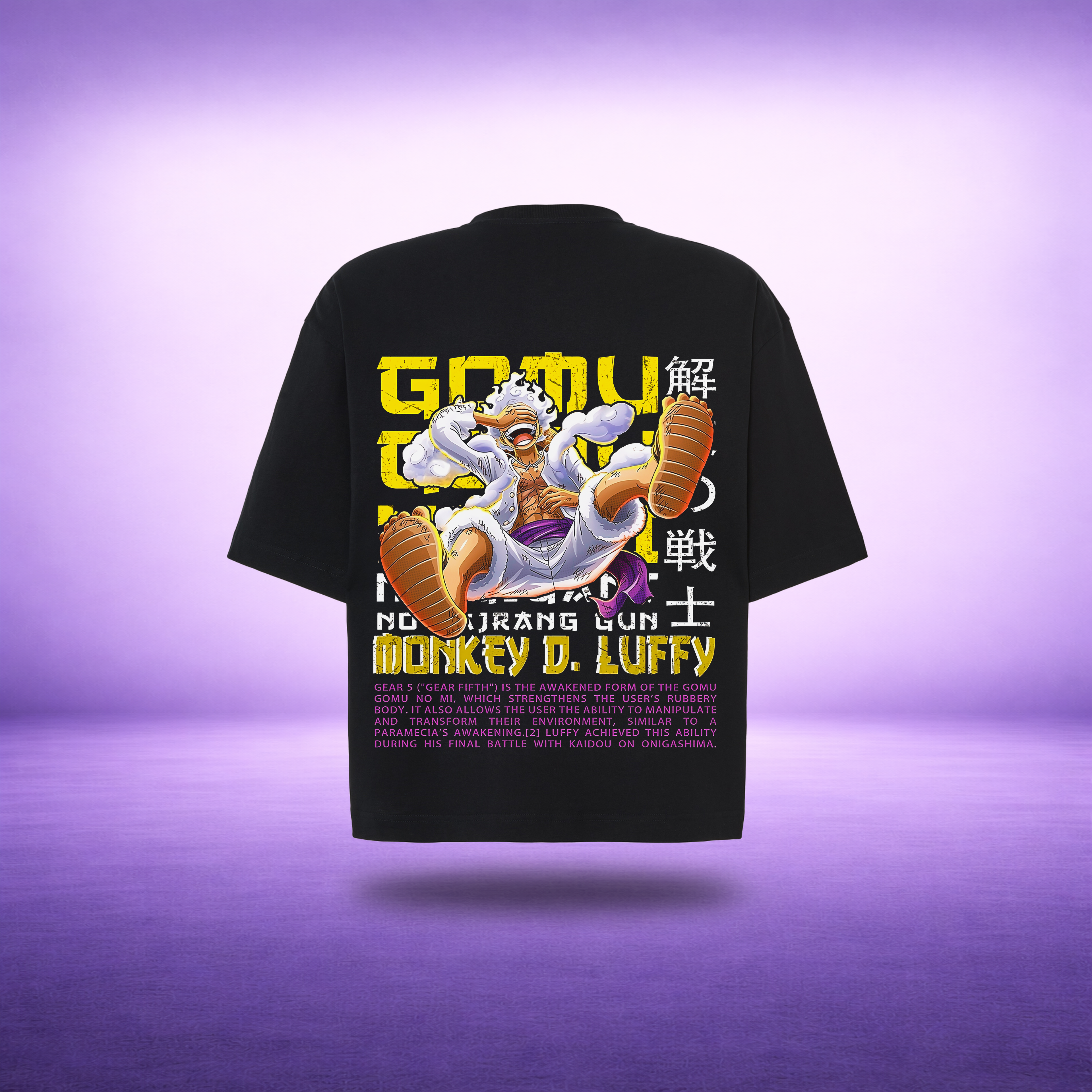 T-shirt Oversize Luffy Gear 5- SHIKA™